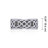 Celtic Knot Silver Ring TRI1206 - Jewelry