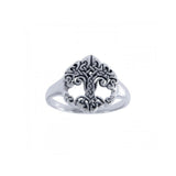 The Revered Tree of Life by Cari Buziak ~ Sterling Silver Ring TRI1533 - Jewelry