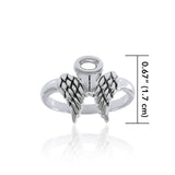 Angel Wings Halo Ring TRI1549 - Jewelry