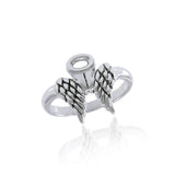 Angel Wings Halo Ring TRI1549 - Jewelry