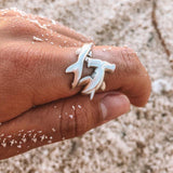 Independently strong hammerhead shark ~ Sterling Silver Jewelry Ring TRI1614 - Jewelry