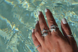 Independently strong hammerhead shark ~ Sterling Silver Jewelry Ring TRI1614 - Jewelry