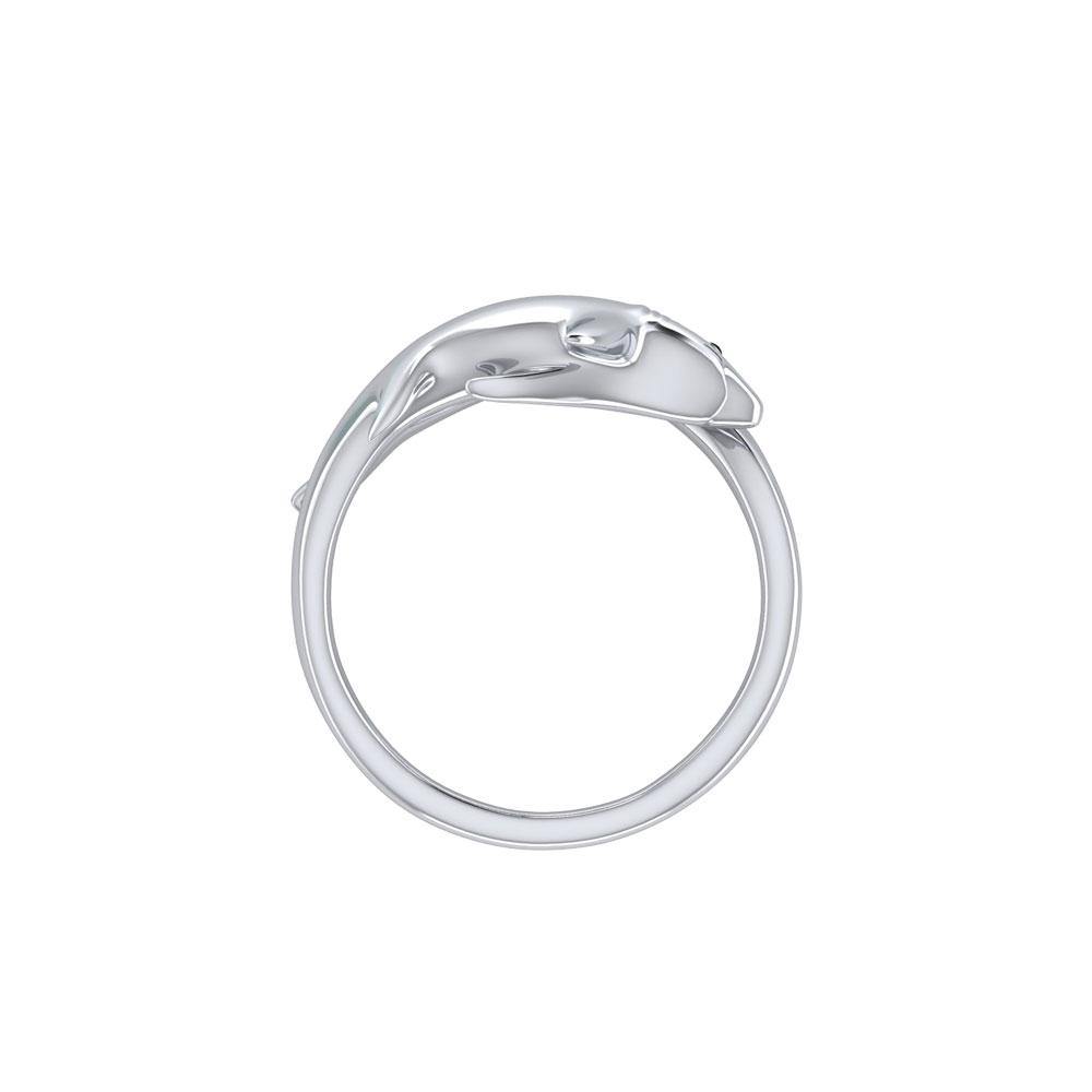 Big Eye Thresher Shark Sterling Silver Ring TRI1712 - Jewelry