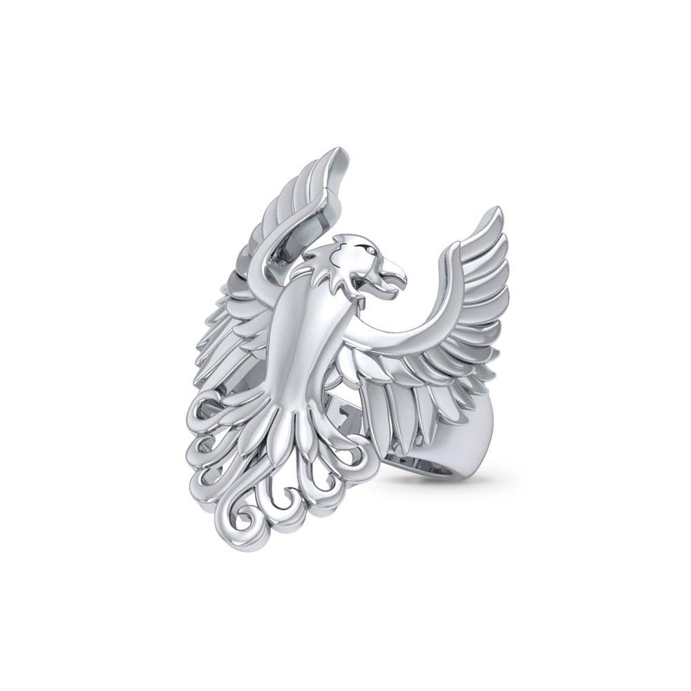 Majestic Phoenix Silver Ring TRI1743 - Jewelry