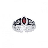 Viking Mammen Weave Ring TRI567 - Jewelry