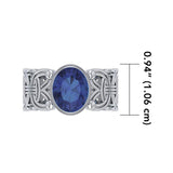 Viking Borre Knot Silver Ring TRI572 - Jewelry