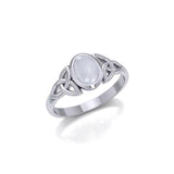 Celtic Triquetra Gemstone Ring TRI887 - Jewelry