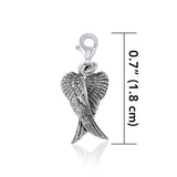 Angel Wings Clip Charm TWC085 - Jewelry