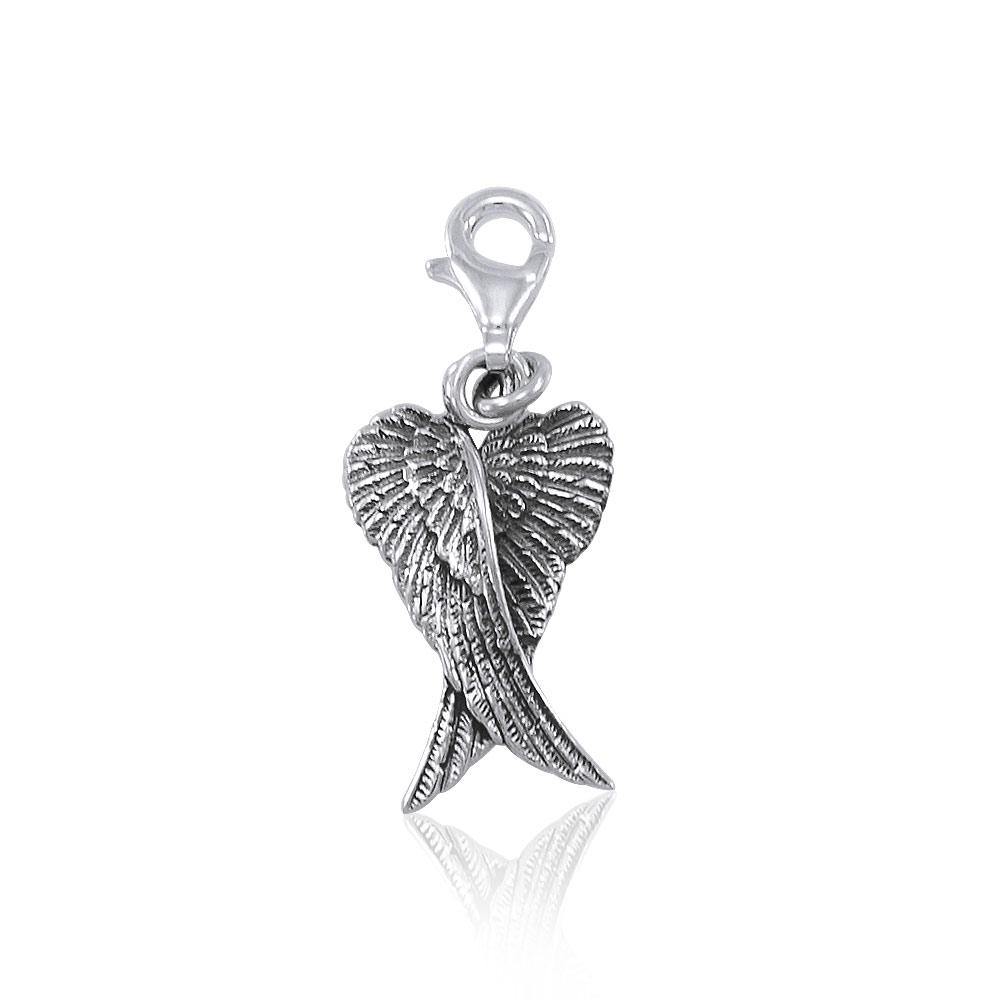 Angel Wings Clip Charm TWC085 - Jewelry