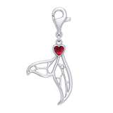 Window to Universe Whale Tail Sterling Silver Clip Charm TWC160 - Jewelry