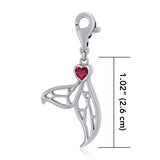Window to Universe Whale Tail Sterling Silver Clip Charm TWC160 - Jewelry